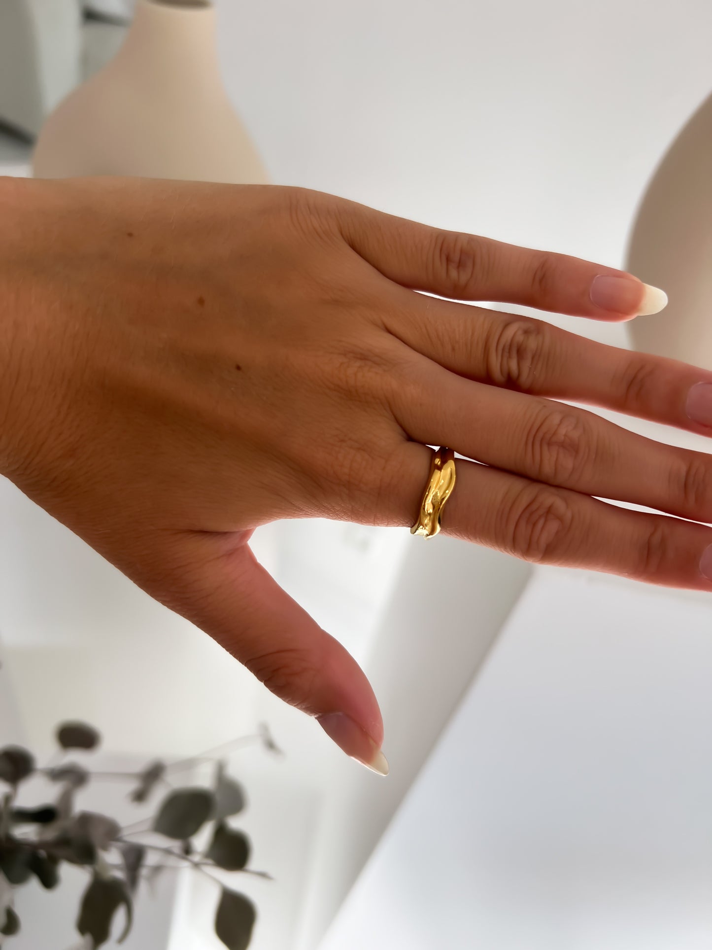 TRUST YOURSELF GOLD RING