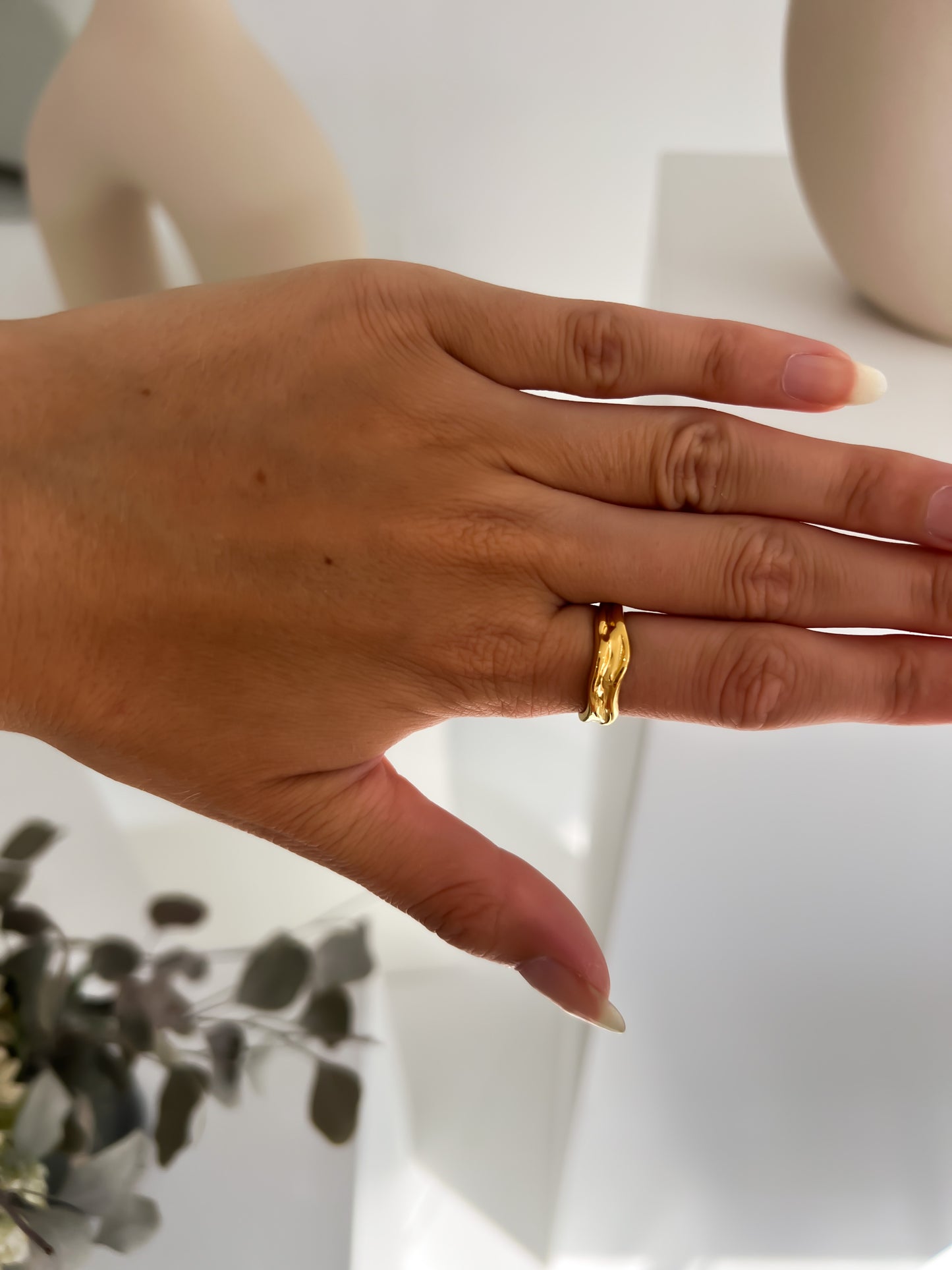 TRUST YOURSELF GOLD RING