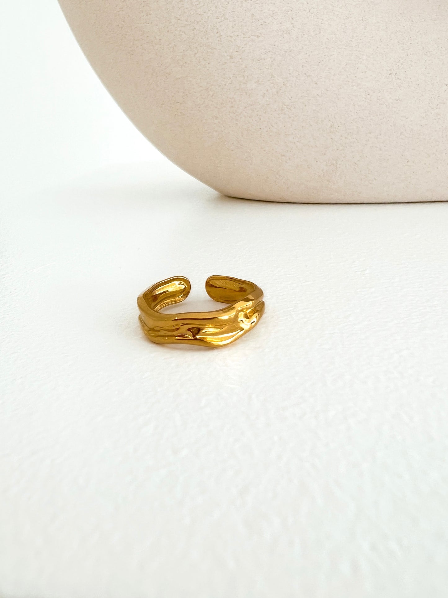TRUST YOURSELF GOLD RING
