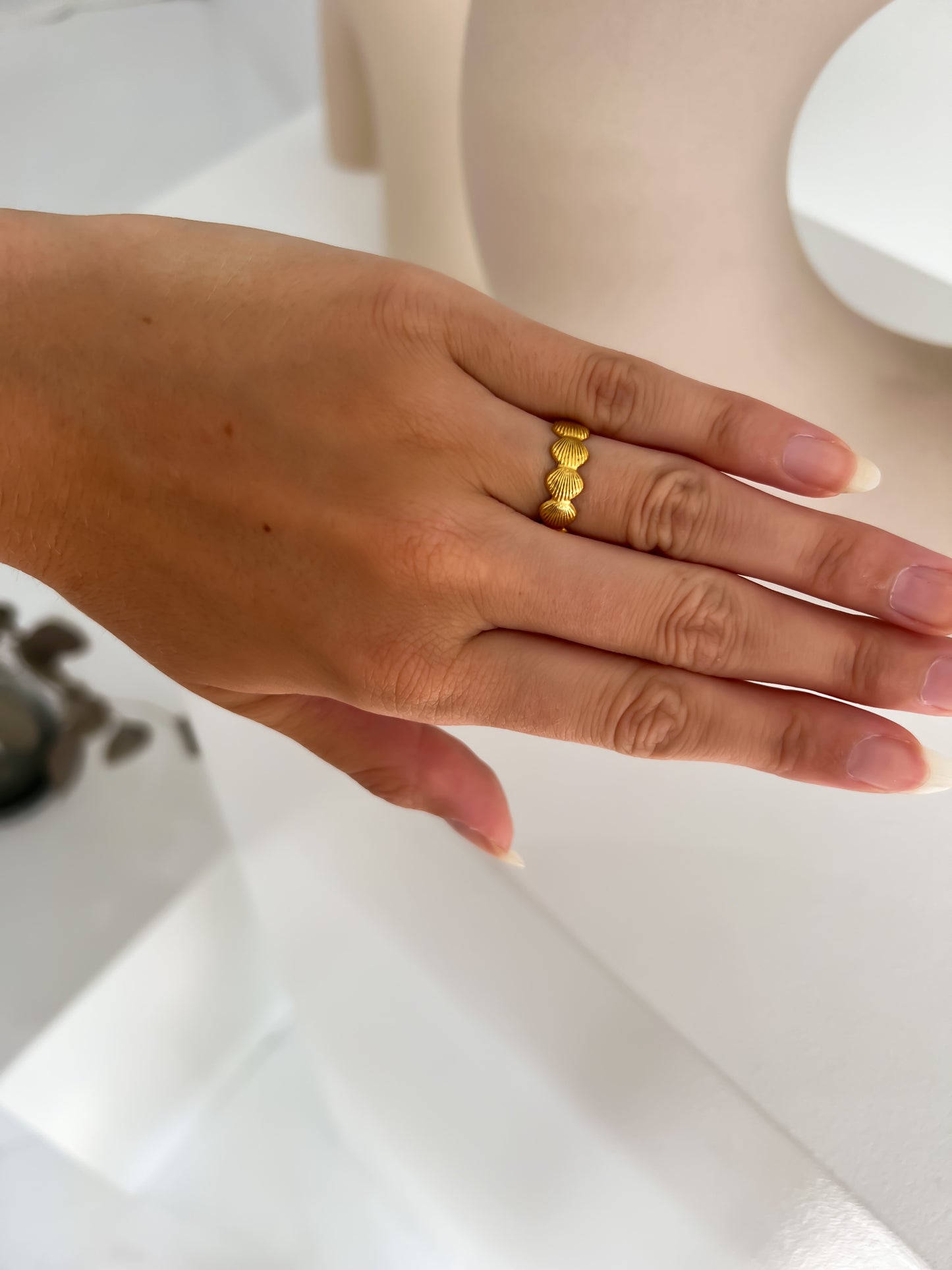OCEAN WHISPERS GOLD RING