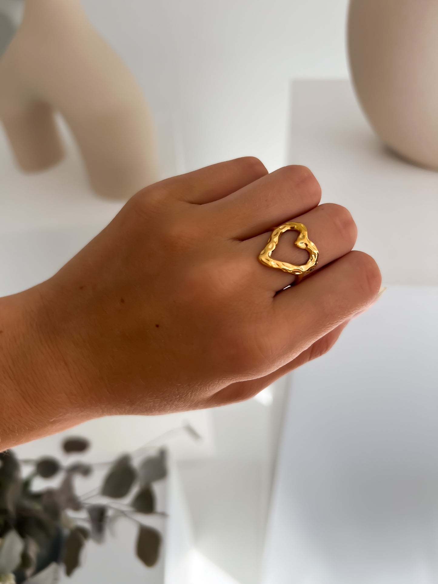 I AM YOURS GOLD RING