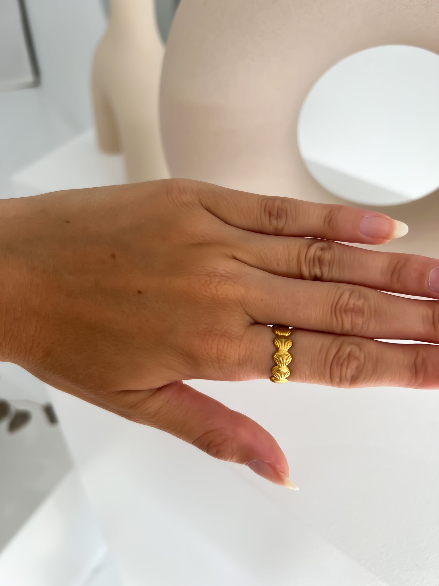 OCEAN WHISPERS GOLD RING