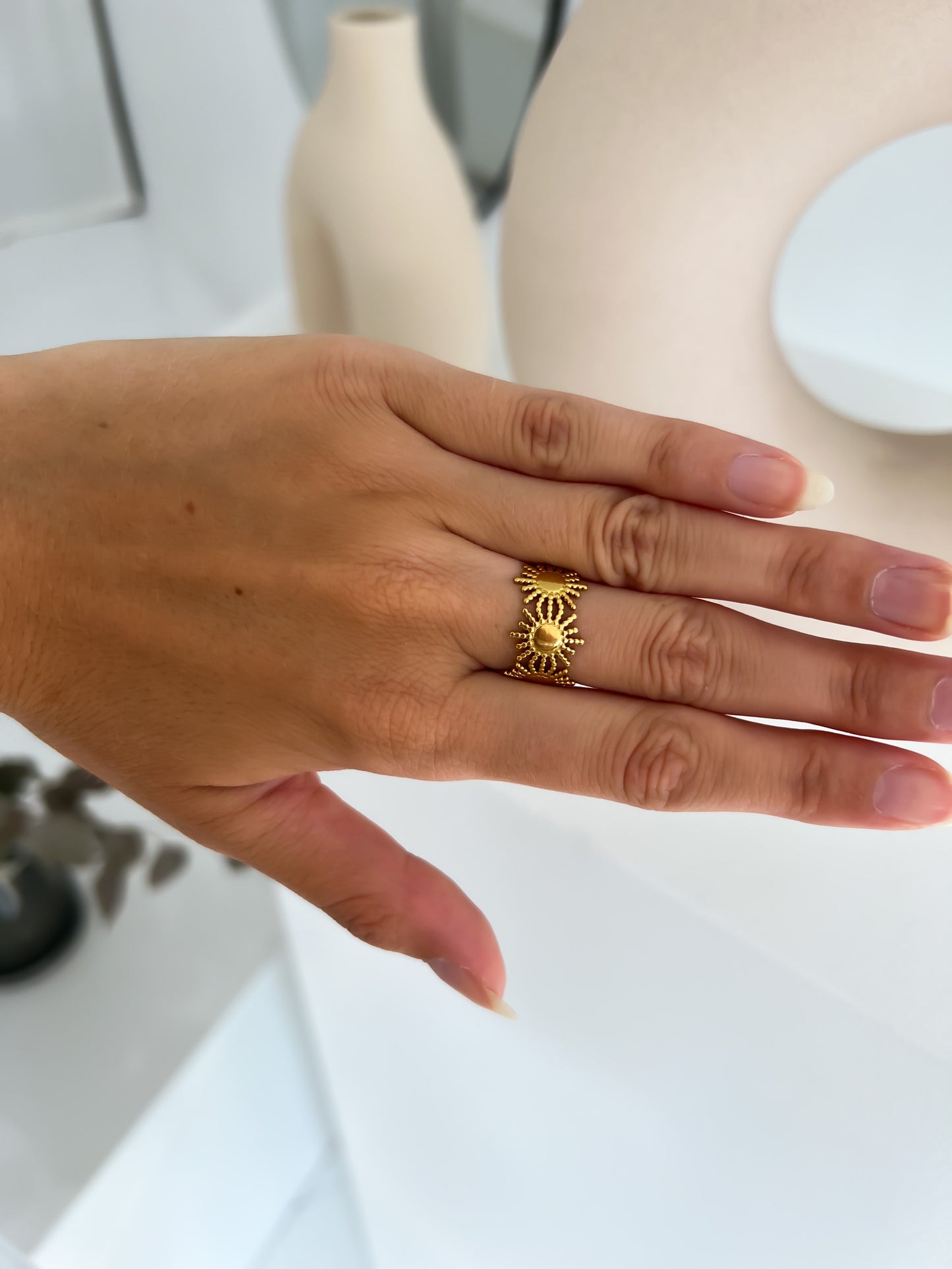 YOU'RE MY SUNSHINE GOLD RING