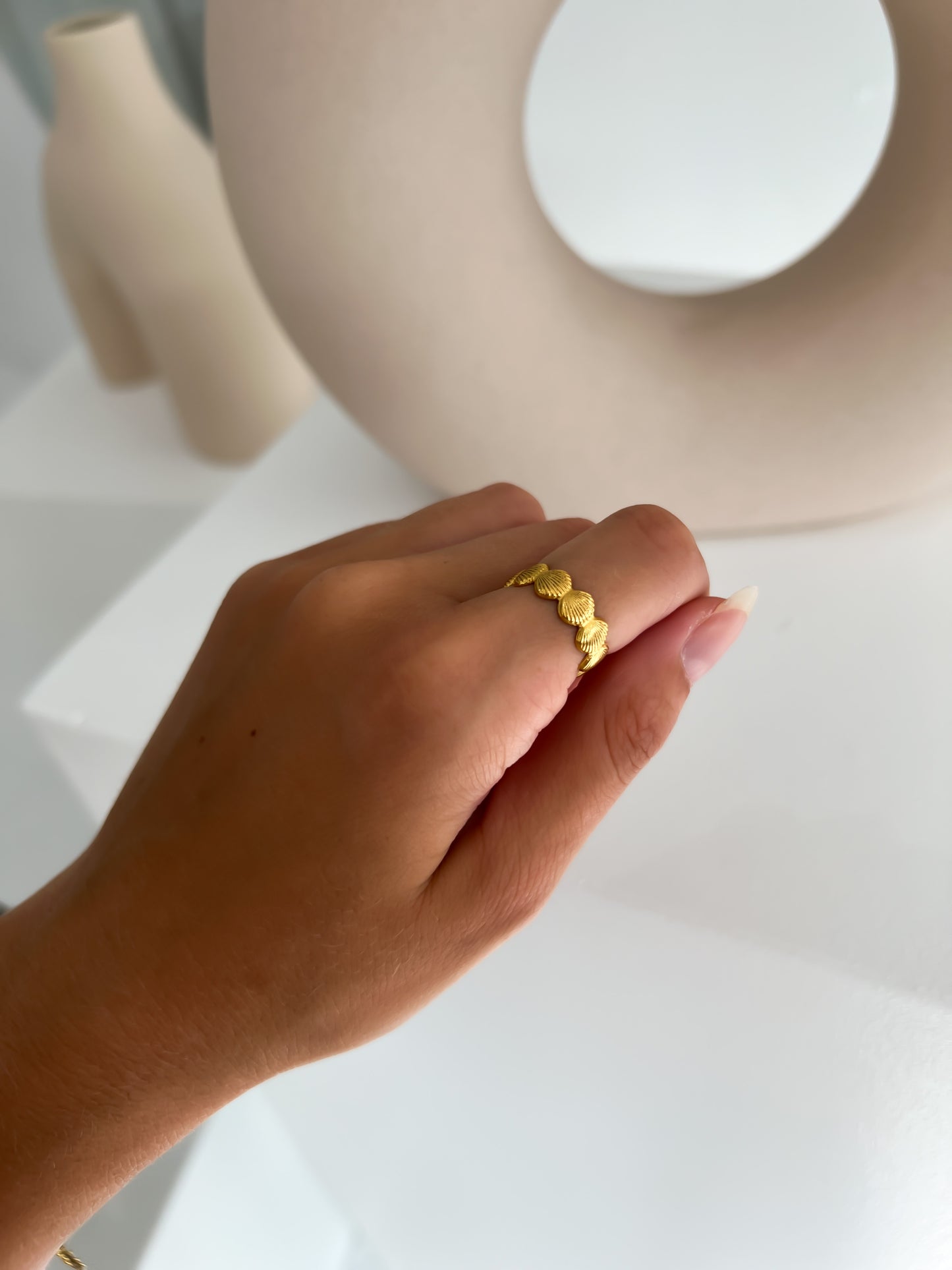 OCEAN WHISPERS GOLD RING