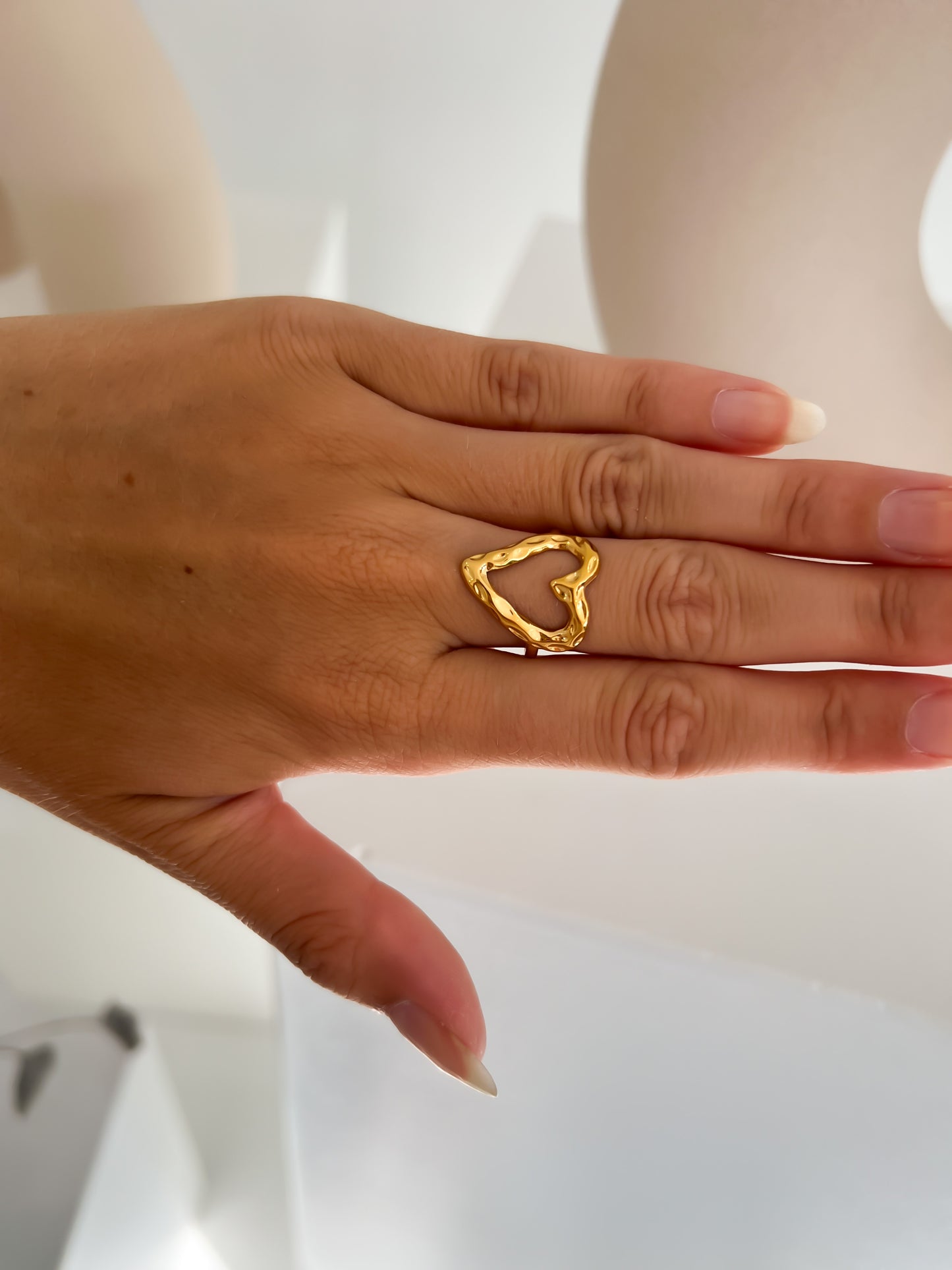 I AM YOURS GOLD RING
