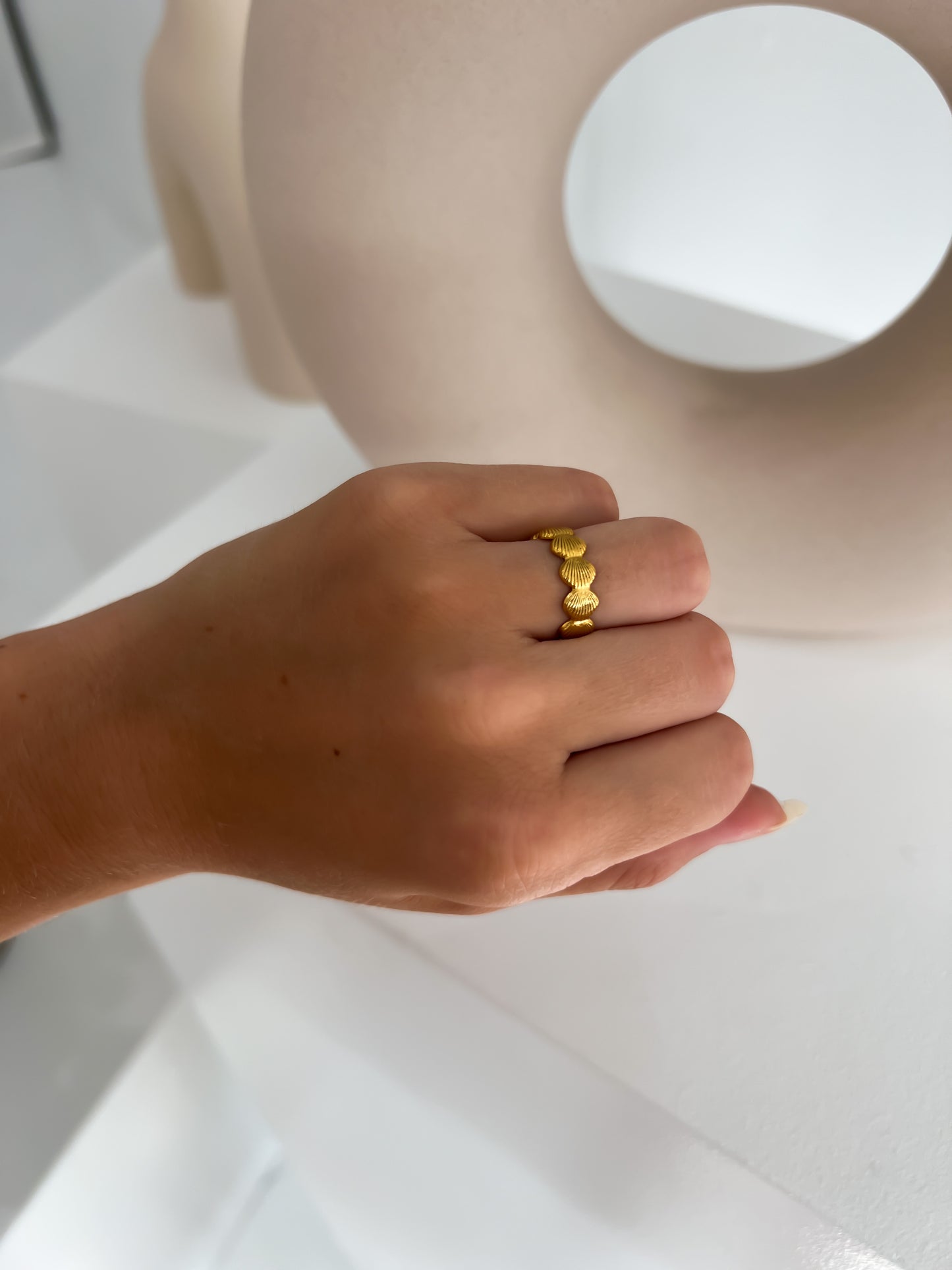 OCEAN WHISPERS GOLD RING
