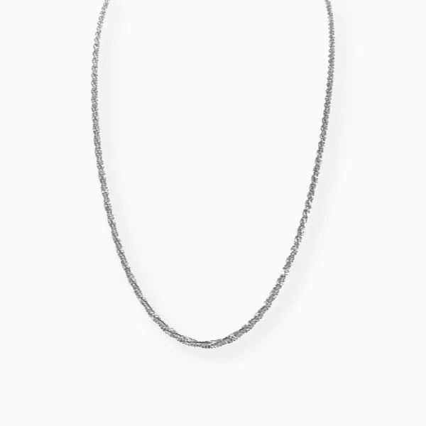 HELICAL SILVER NECKLACE