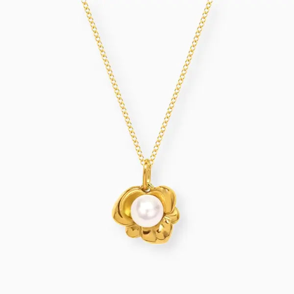 PERLA LOTUS NECKLACE