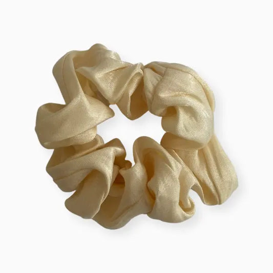 YELLOW LIGHT CREAM SCRUNCHIE LIGHT