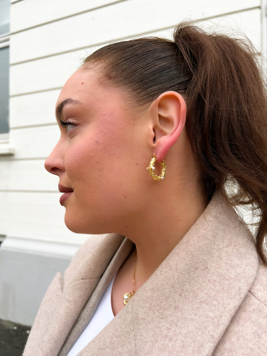 CORAL EARRINGS