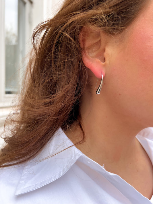 LADY LIKE SILVER EARRINGS