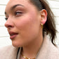 CHARM LOOP EARRINGS